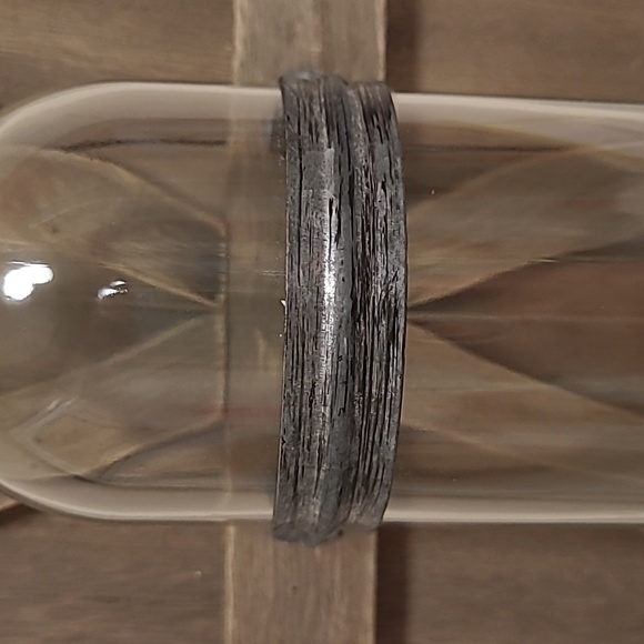 Beautiful Wood Board with Glass Bottle Wall Sconce - Picture 12 of 15